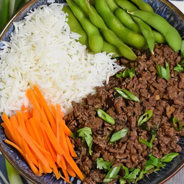 Korean Ground Beef Dinner