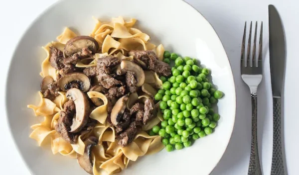 Braised Beef Stroganoff